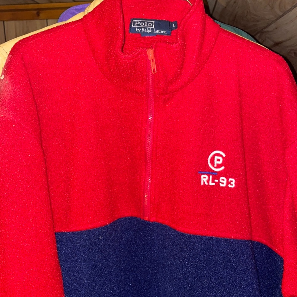 Polo Hi-tec vintage zip up fleece.
